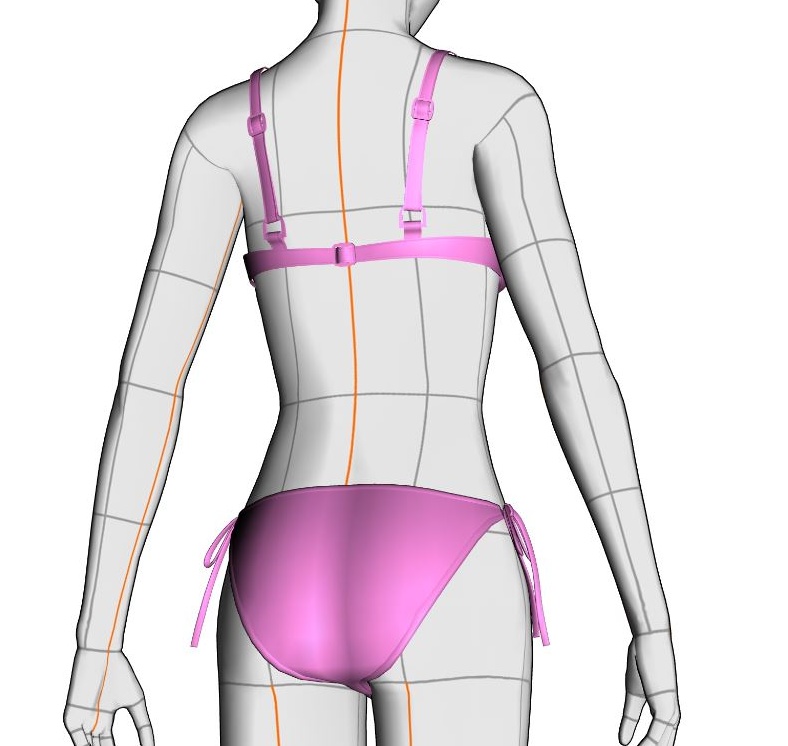 水着セット#1 クリスタ3D素材