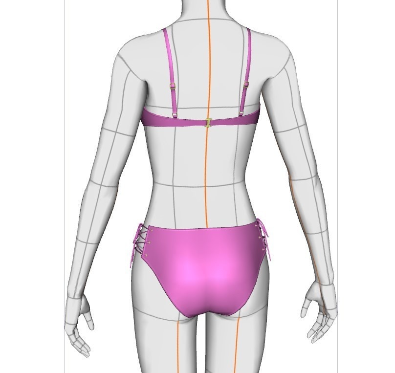 水着セット#3 クリスタ3D素材