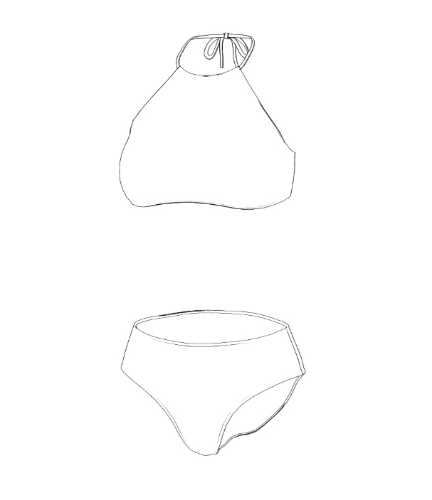 水着セット#3 クリスタ3D素材