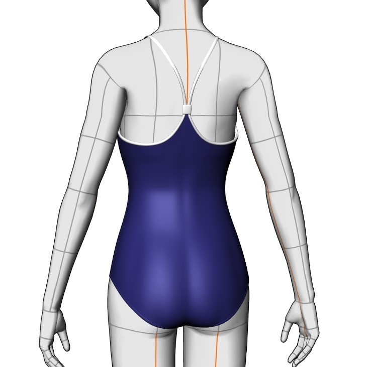 水着セット#3 クリスタ3D素材