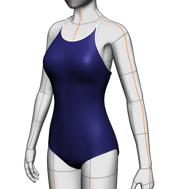 水着セット#3 クリスタ3D素材