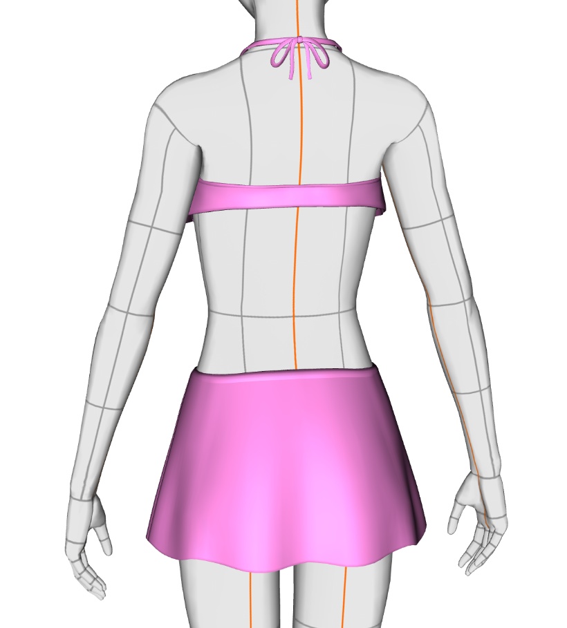 水着セット#3 クリスタ3D素材