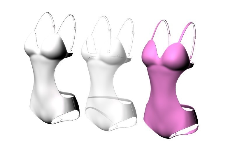 水着セット#4 クリスタ3D素材