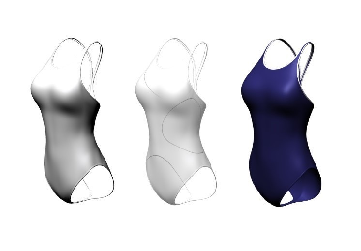 水着セット#4 クリスタ3D素材