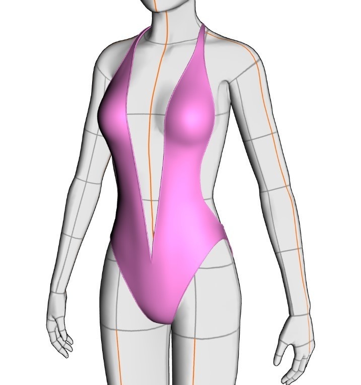 水着セット#4 クリスタ3D素材