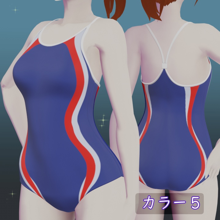 競泳水着#1 VRChat Vroid