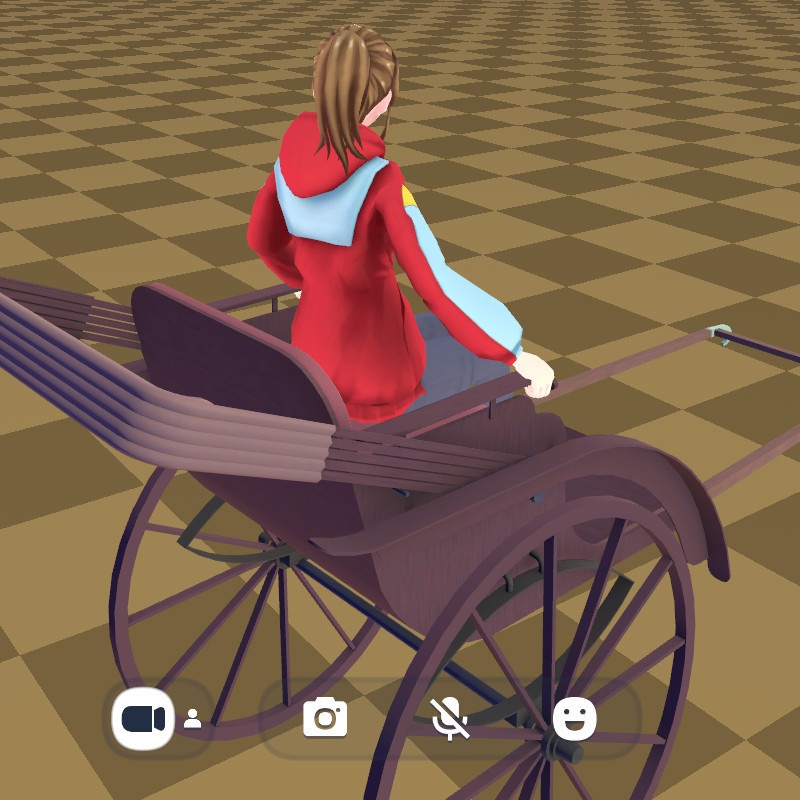 人力車 クラスター用乗り物