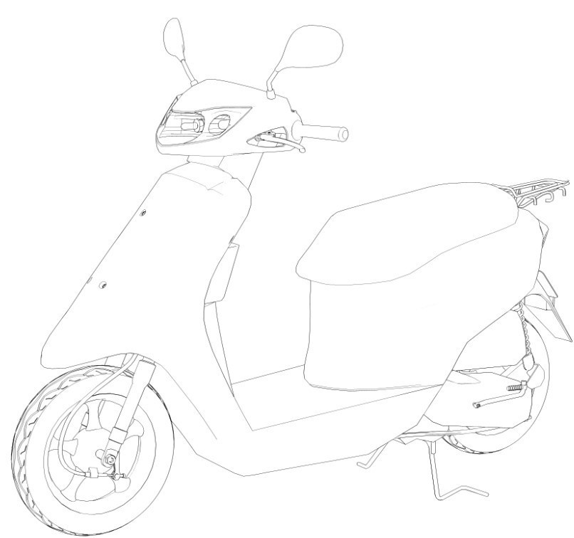 かっこいい系の原付バイク 50cc