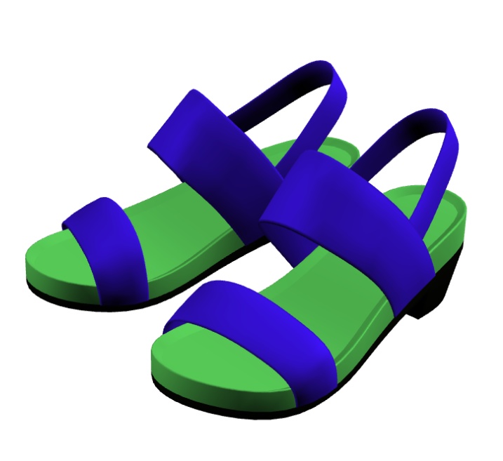 サンダルセット1 FBX VRC