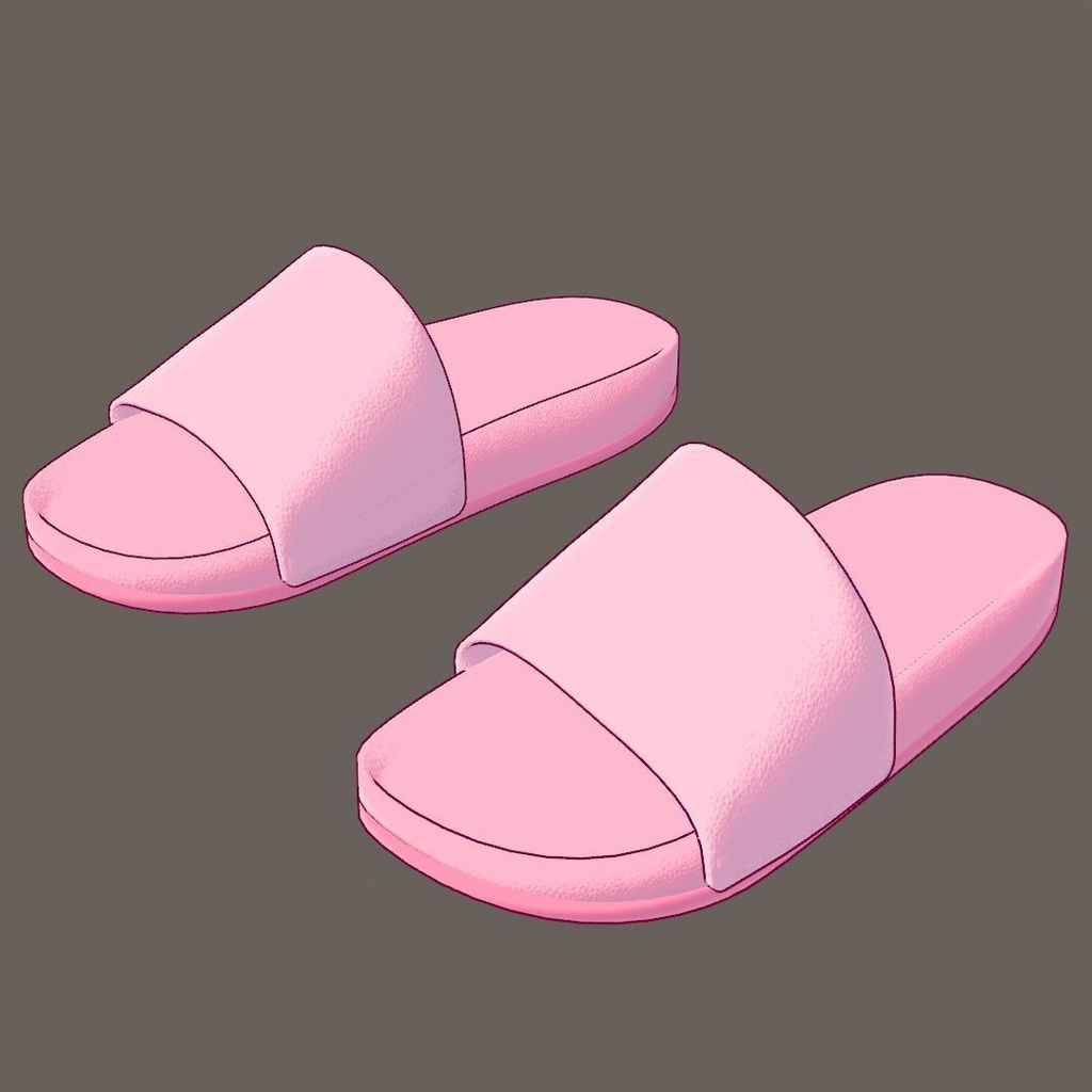 サンダルセット1 FBX VRC