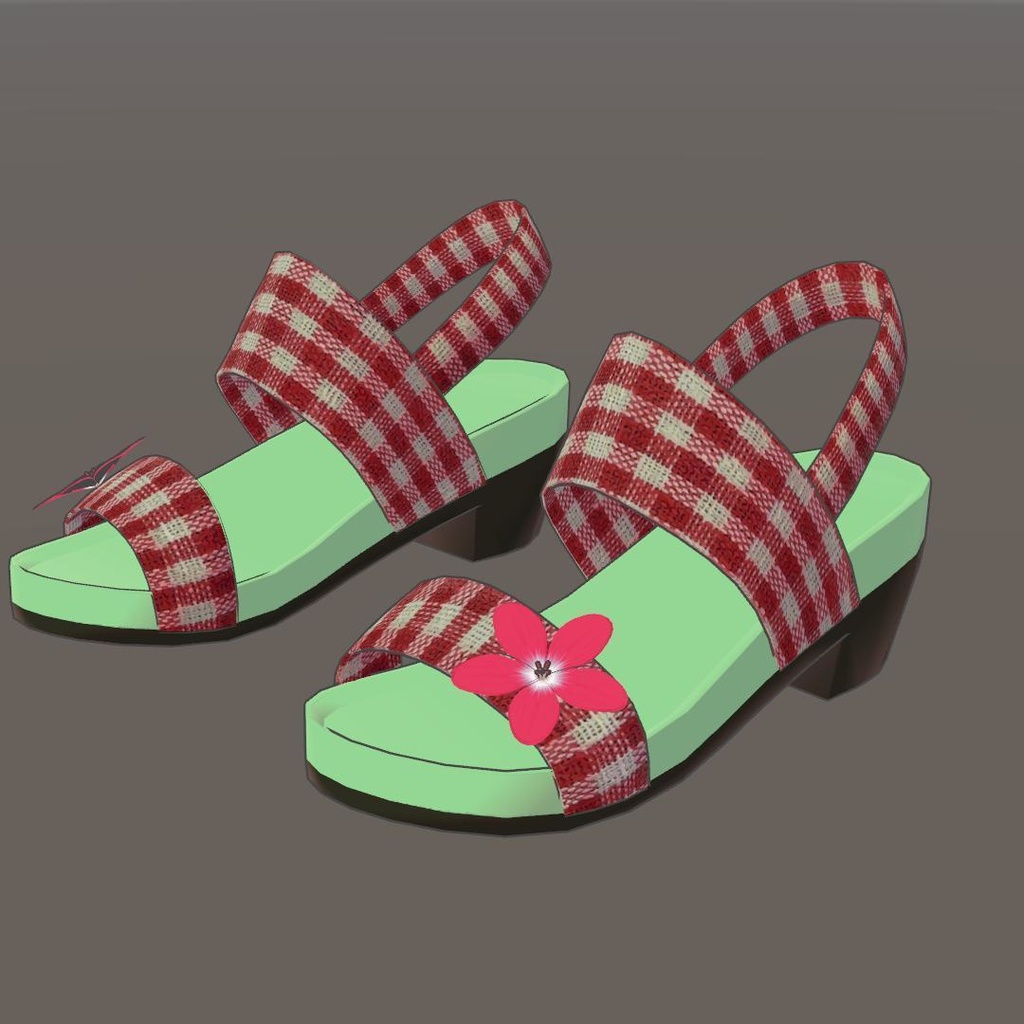 サンダルセット1 FBX VRC