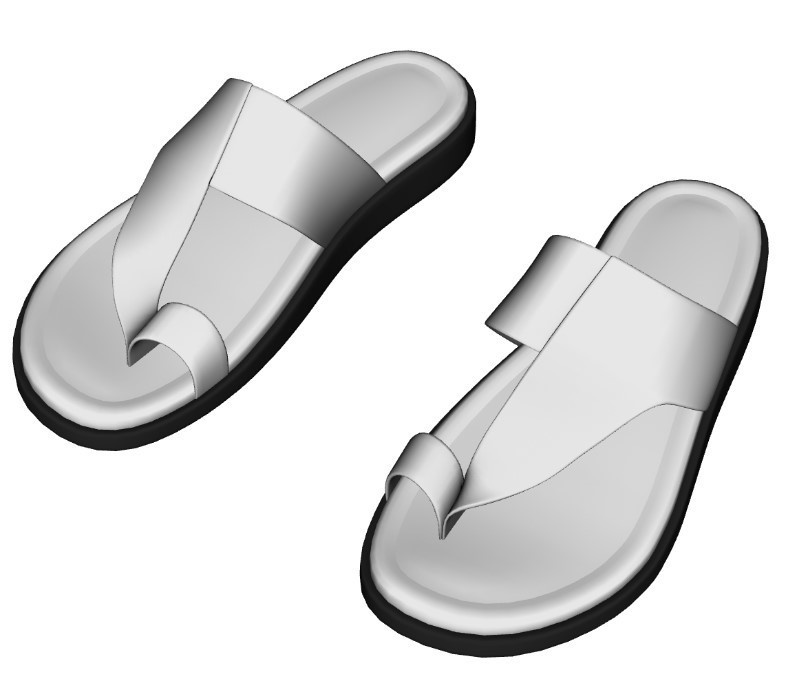 サンダルセット1 FBX VRC