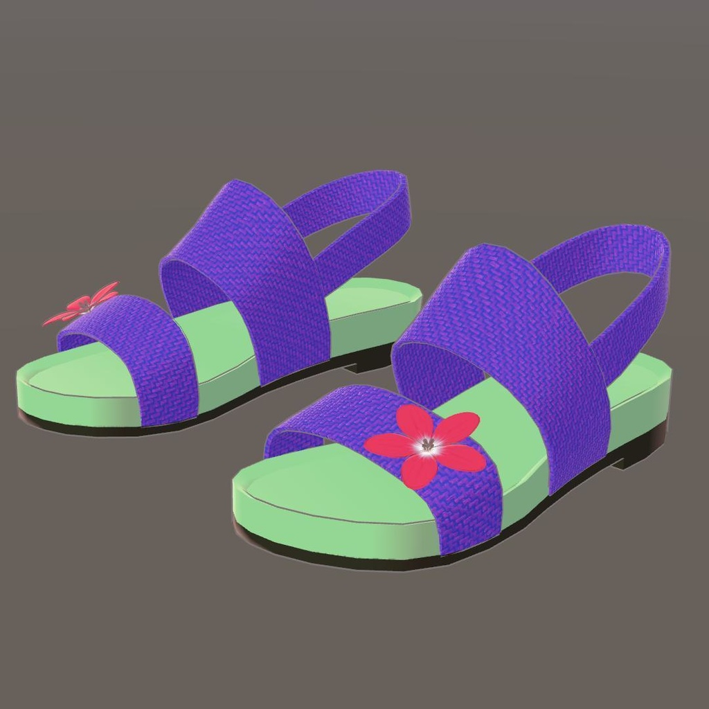 サンダルセット1 FBX VRC