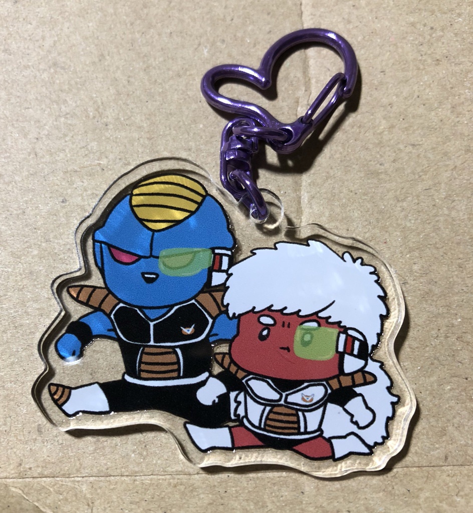 ぱーぷるこめっとキーホルダー