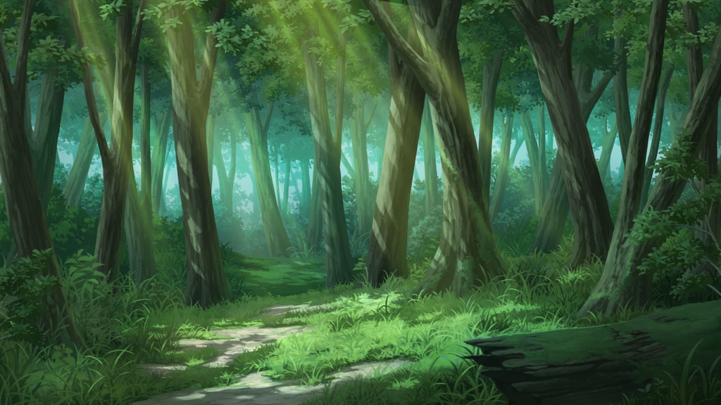背景素材「森」