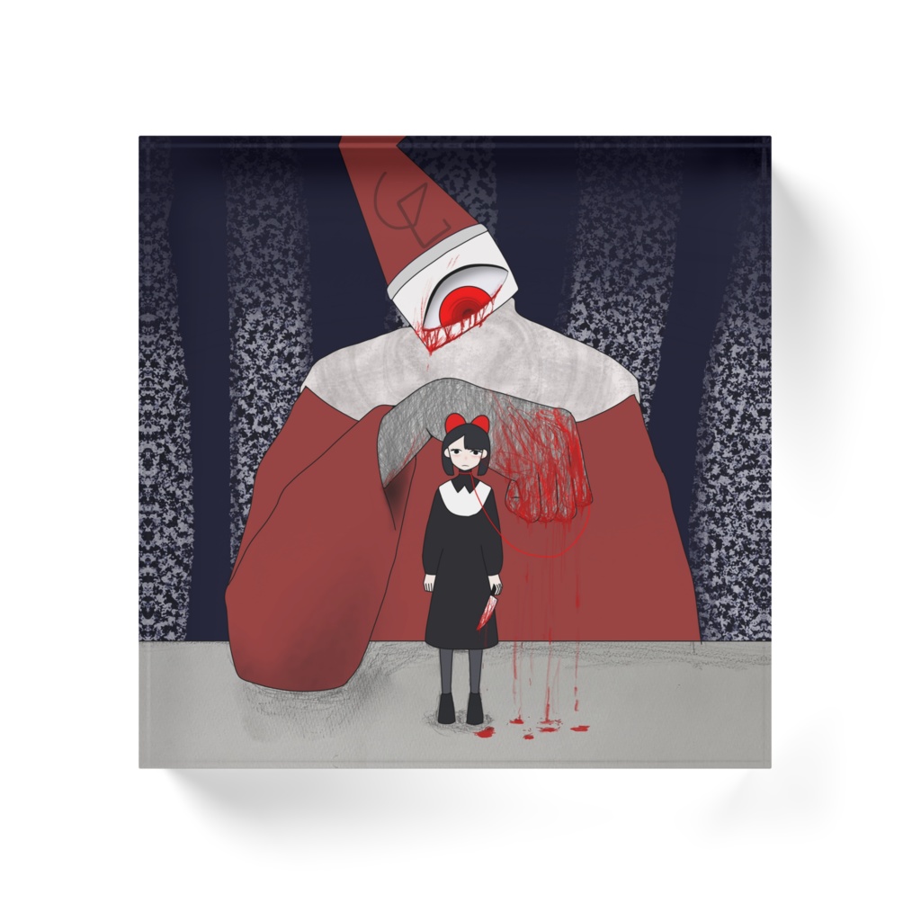 お人形遊び アクリルブロック