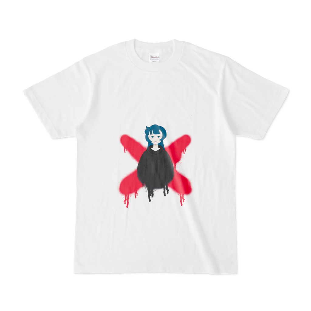 ペイントガールTシャツ