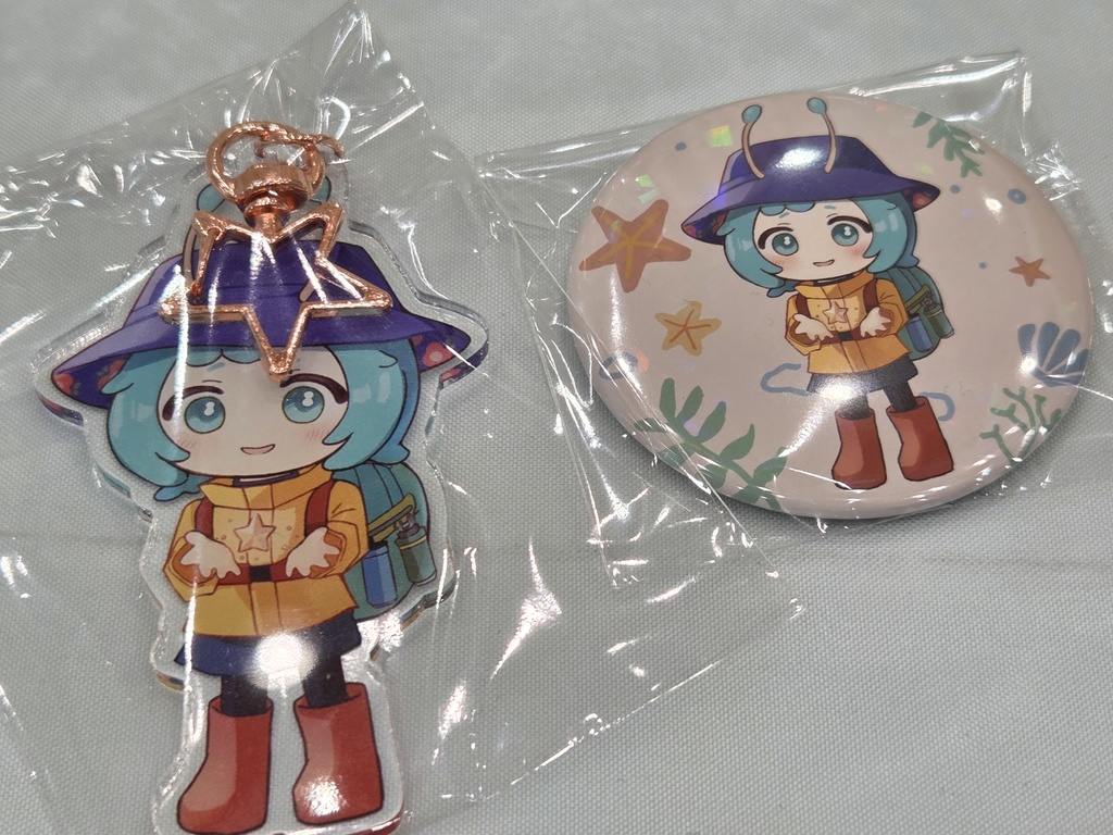 【NEW】2点 イルネルアクリルキーホルダーと缶バッジ