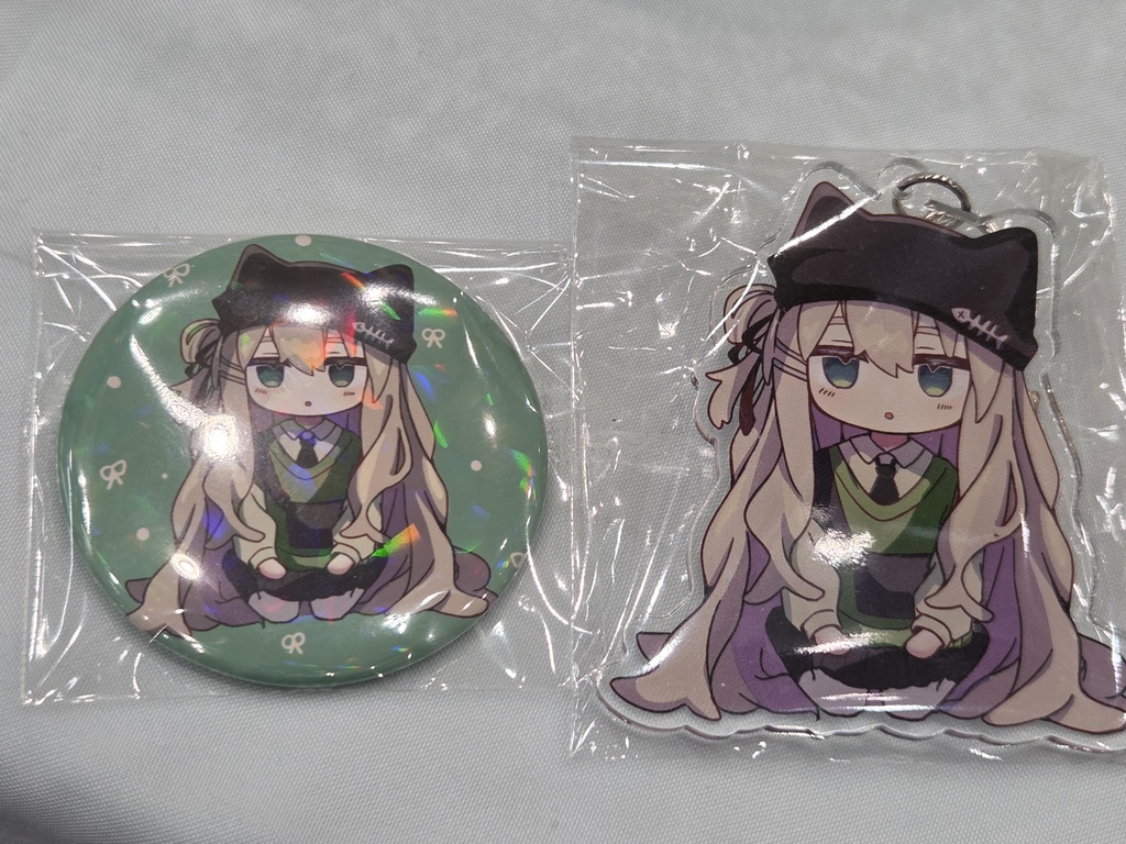 【NEW】2点キプフェルアクリルキーホルダーと缶バッジ