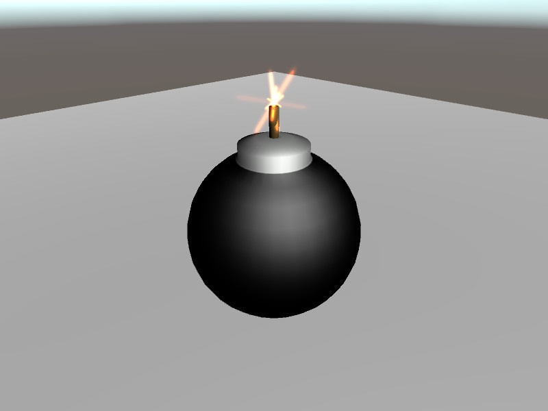 Unity 3秒後に爆発する爆弾