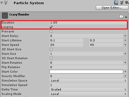 荒れ狂う 雷撃 エフェクト