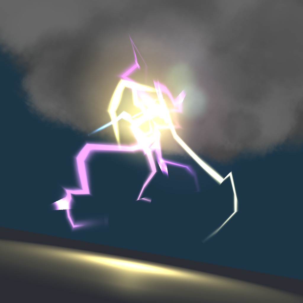 荒れ狂う 雷撃 エフェクト