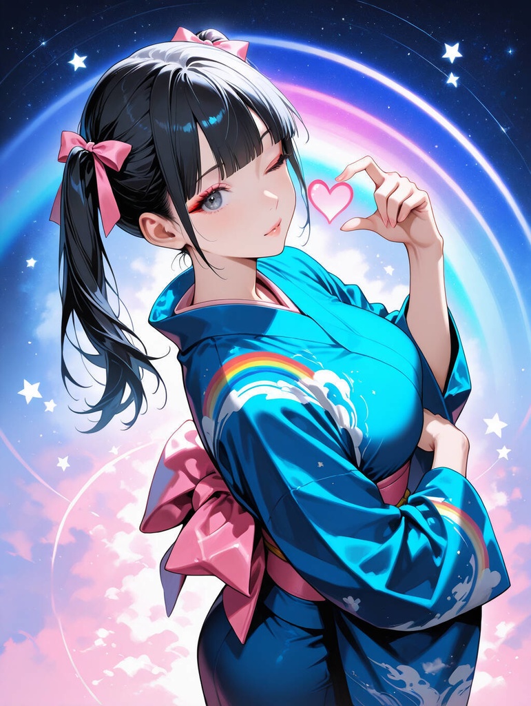 虹のイラスト