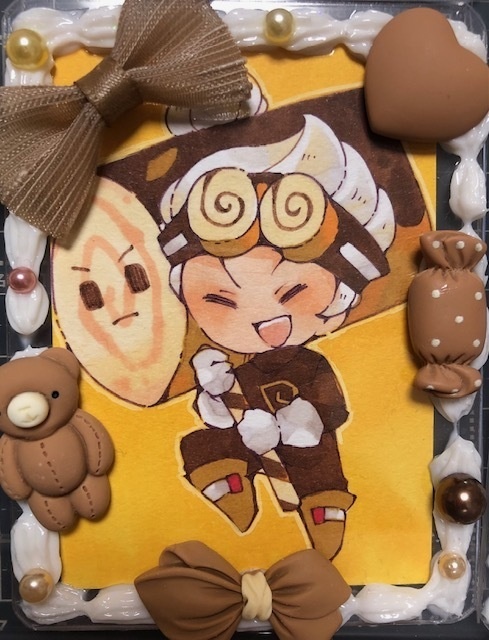 クッキーラントレカサイズ原画(デコケース付)