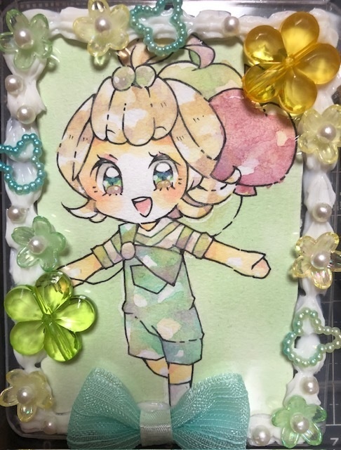 クッキーラントレカサイズ原画(デコケース付)