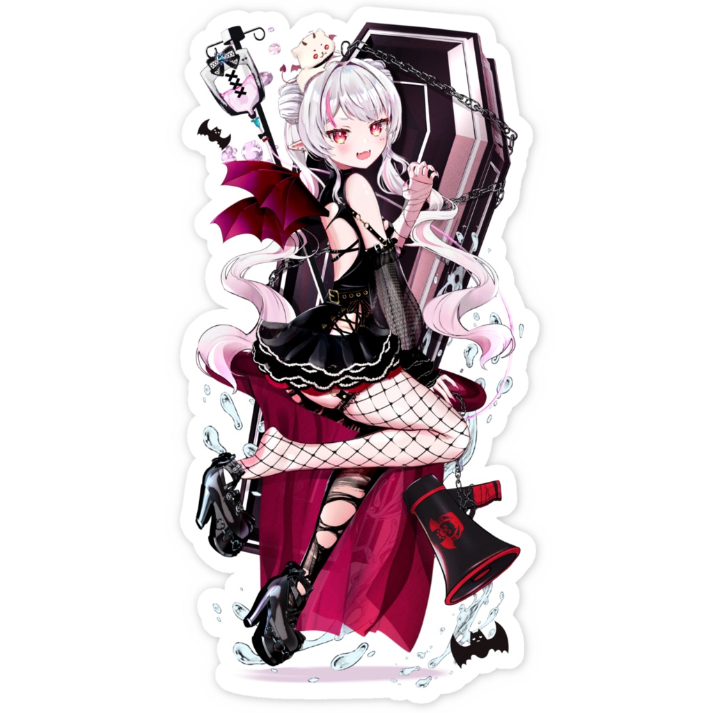 棺スマホステッカー