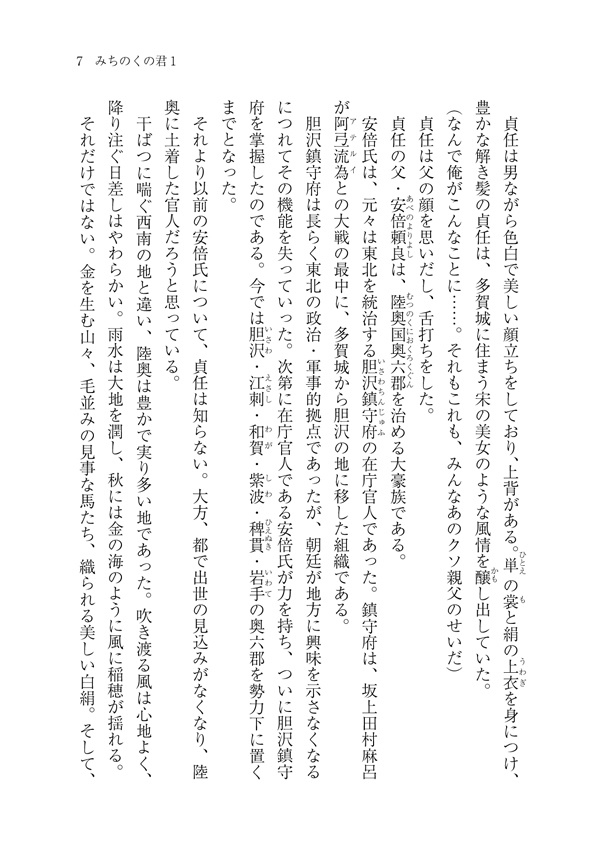 みちのくの君1 前九年合戦~安倍貞任~