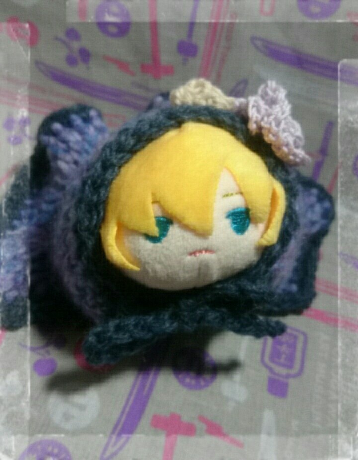 もちもち花けぇぷ 紫紺