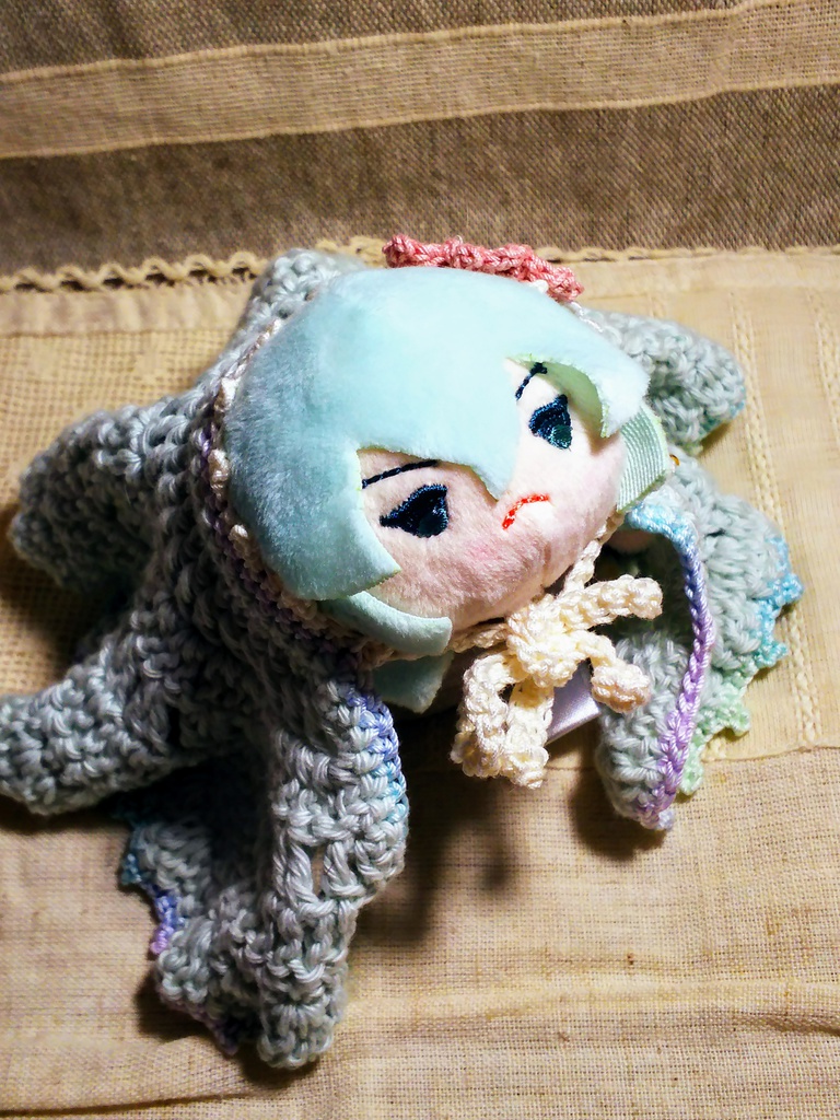 桜ふわふわケープ