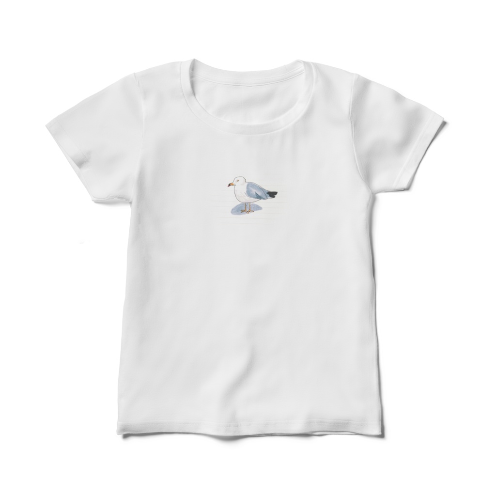 やさぐれウミネコTシャツ(レディース)