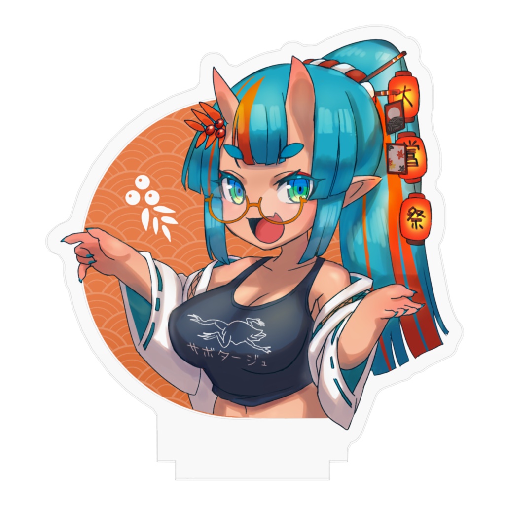 竈七実チャンネルロゴ アクリルスタンド