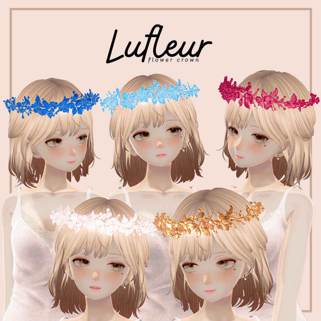 FREE: Lufleur - Flower Crown (フラワークラウン)