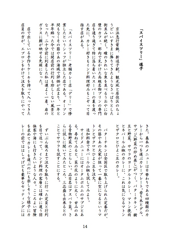 日本人カレー飛行