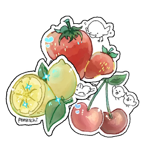 とりぎわく　３種ステッカーセット　第2弾