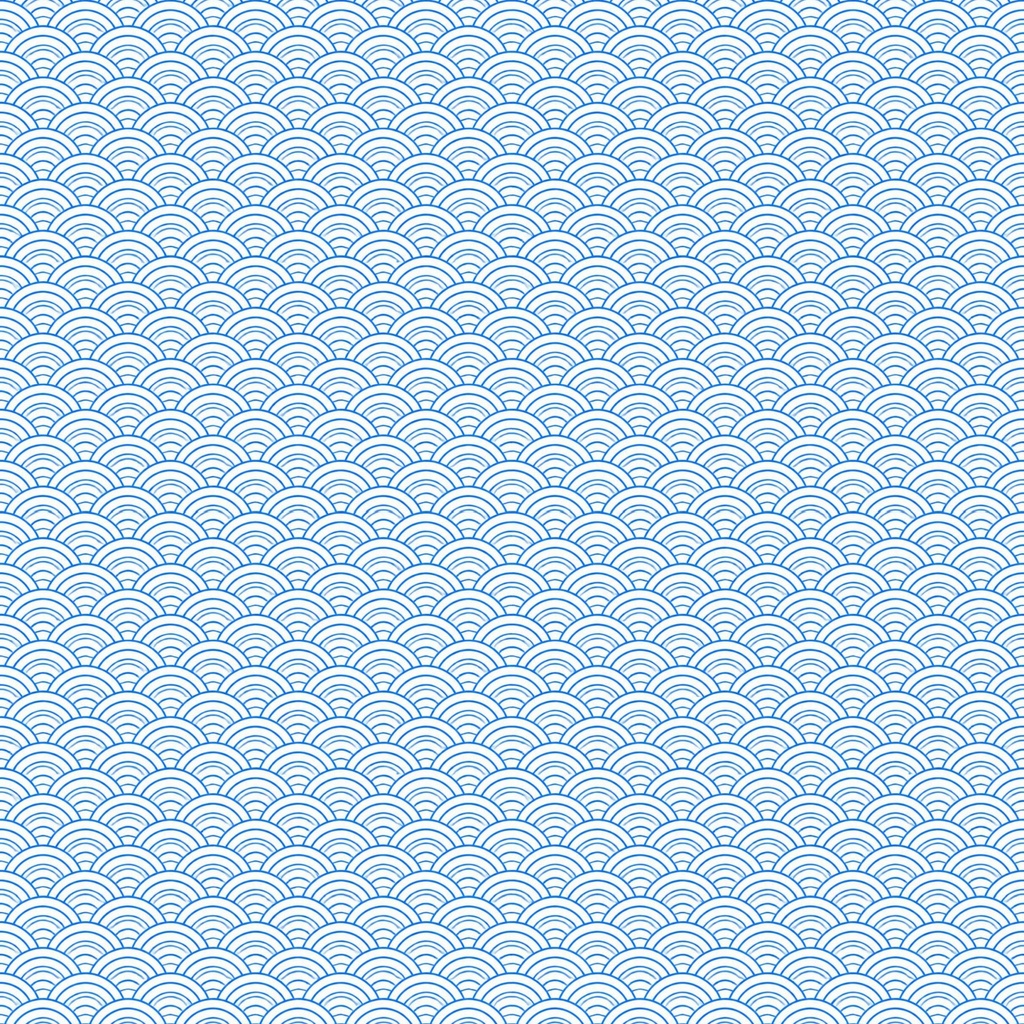 和柄 青海波文様