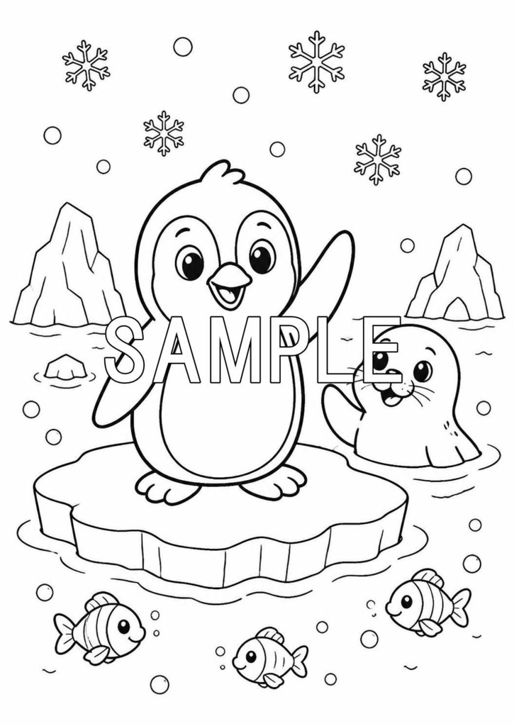 子供用塗り絵 海の生き物