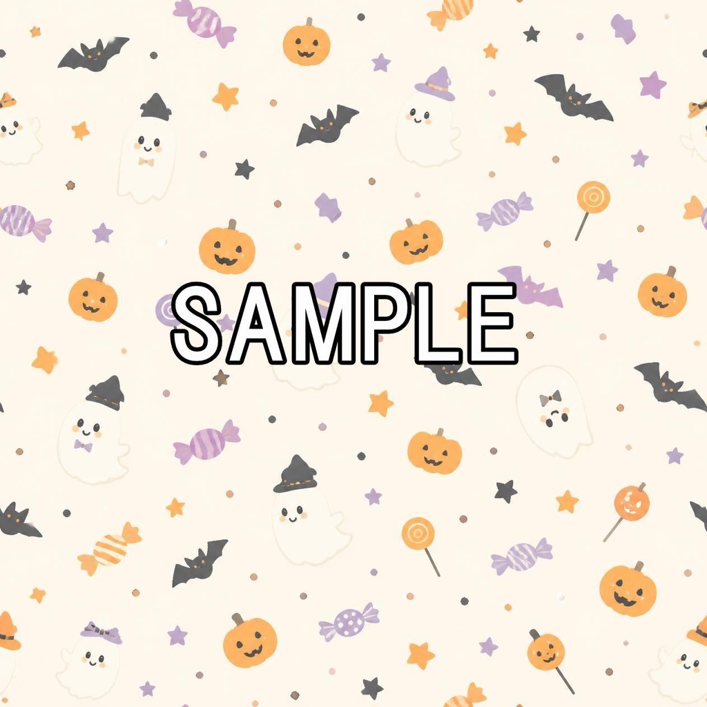 ハロウィン デジタルシームレスペーパー