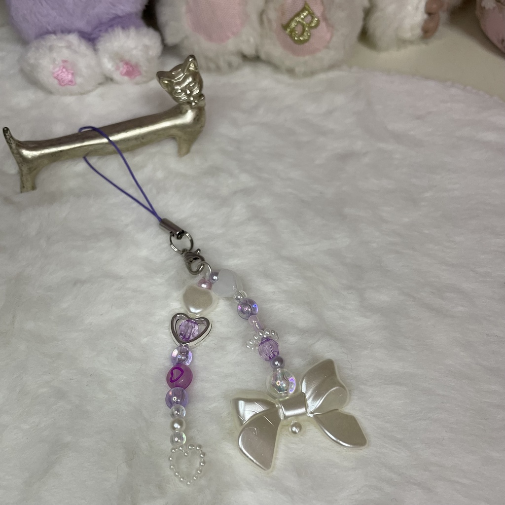 ビーズストラップ☽︎‪︎.*·̩͙‬