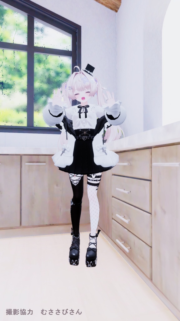 ミニハット(リボンつきの小さなシルクハット)