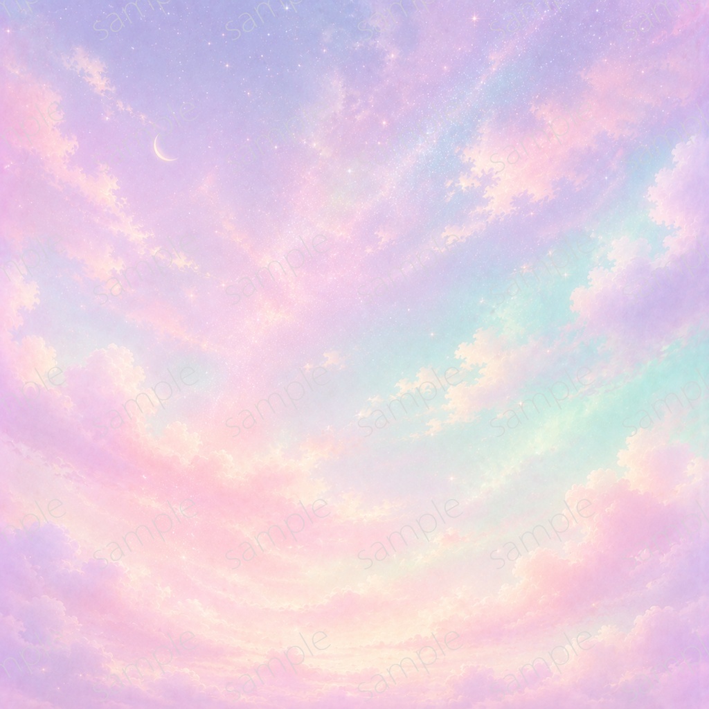 ふんわりやさしい素材イラスト|空のきもちシリーズ(商用利用OK)