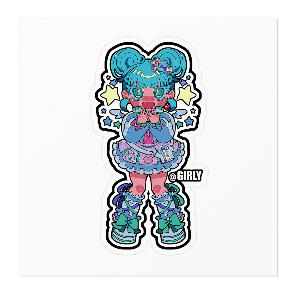 ののこガーリシュモーリー ステッカー