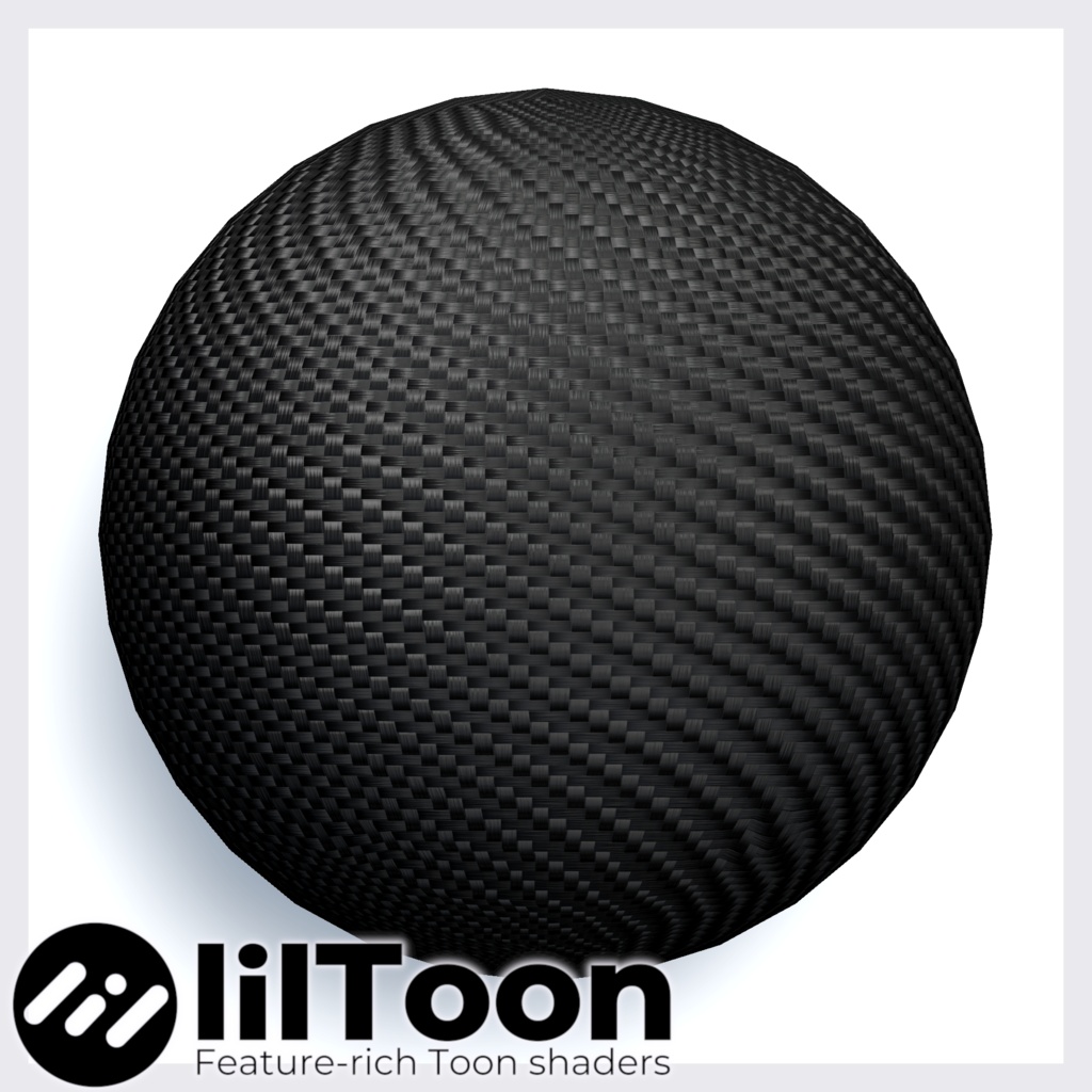 【lilToon】Carbon fiber Material Vol.1