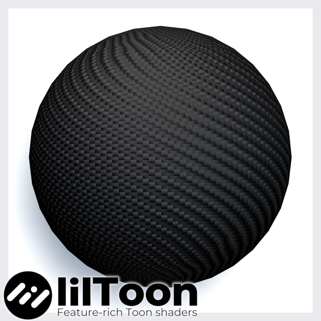【lilToon】Carbon fiber Material Vol.1