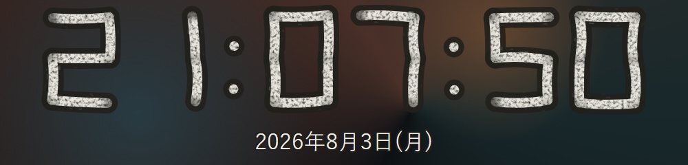 【OBS配信用】手書き風時計オーバーレイ48種|線を描き直し続ける手描きアニメーション|秒あり/秒なし|マーカー・クレヨン・鉛筆・チョーク・筆ペン・ボールペン|ブラウザソース対応