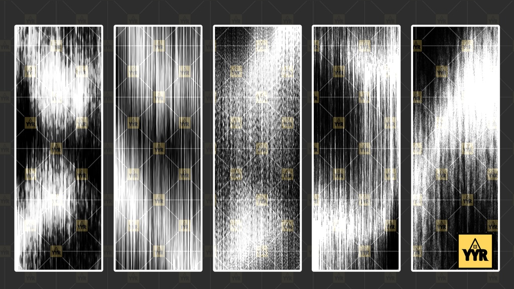 YYR Vertical Texture Brushes