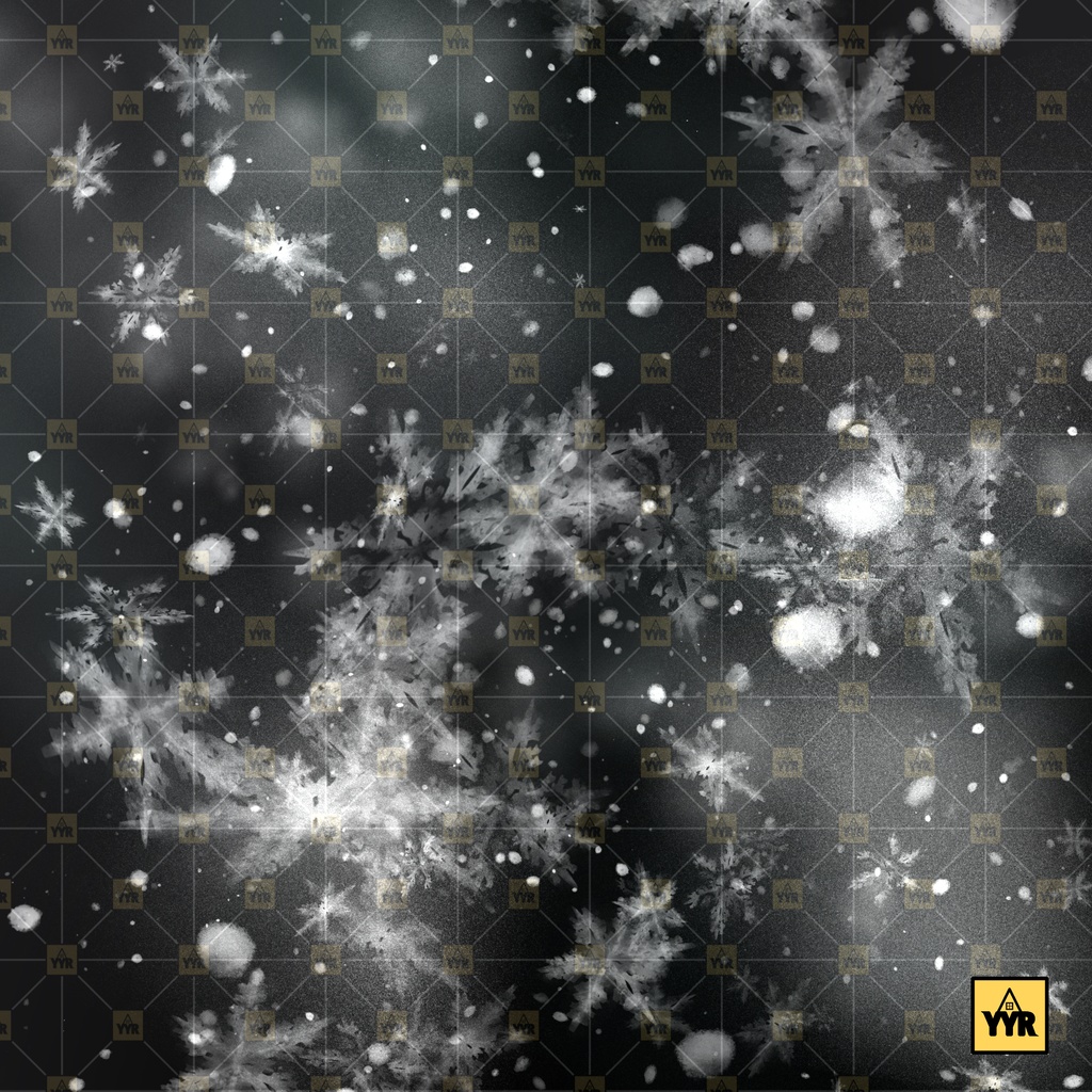 YYR スノーブラシ CLIP STUDIO [雪、結晶、雪の結晶、粒子、装飾、ムード、雰囲気、降雪、吹雪、吹雪、ウェブトゥーン]